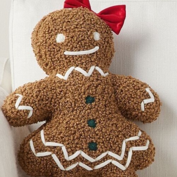 Pottery Barn Ms. Spice Gingerbread Pillow